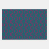 Tatewaku traditional Japanese pattern modern Geschenkpapier Set (Vorderseite 2)