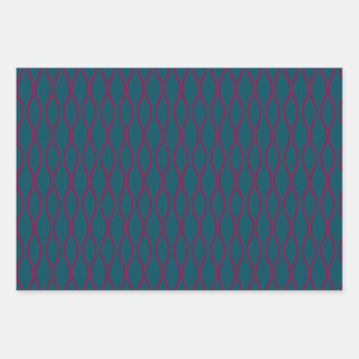Tatewaku traditional Japanese pattern modern Geschenkpapier Set