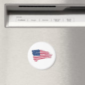 Tätige amerikanische Flagge Magnet (In Situ (Geschirrspüler))