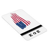 Tätige amerikanische Flagge Magnet (Rechte Seite)