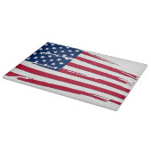 Tätige amerikanische Flagge Schneidebrett (Ecke)