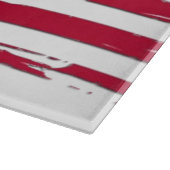 Tätige amerikanische Flagge Schneidebrett (Ecke)