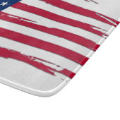 Tätige amerikanische Flagge Schneidebrett (Ecke)
