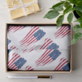 Tätige amerikanische Flagge Seidenpapier (Geschenk)