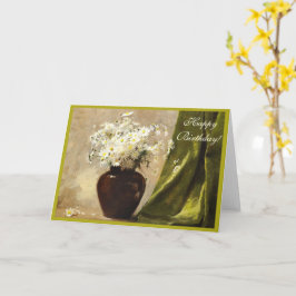 Tätige in einer Vase, Paul Fisher Happy Birthday Karte