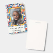 Tätigkeit/Abzeichen des Campingpersonals Ausweis (Vorder- & Rückseite)