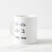 Tätigkeits-im Freiengleichung Biegungs-Oregons Kaffeetasse (Vorderseite Links)