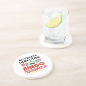 Tätigkeitsdirektor alias Bingo Coordinator Getränkeuntersetzer (Seite)