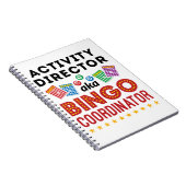 Tätigkeitsdirektor alias Bingo Coordinator Notizblock (Rechte Seite)