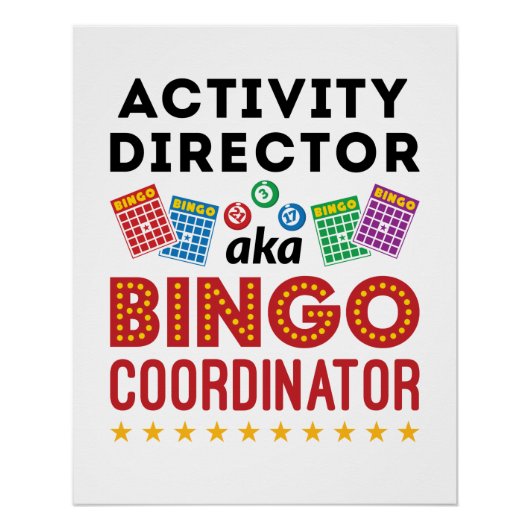 Tätigkeitsdirektor alias Bingo Coordinator Poster (Vorderseite)