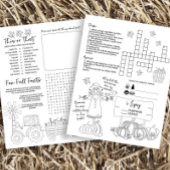 Tätigkeitsübersicht für Kinder Flyer