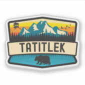 Tatitlek, Alaska Aufkleber (Vorderseite)