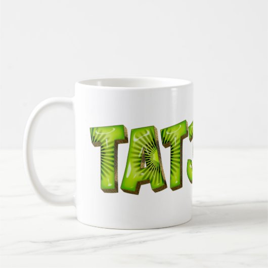 Tatjana Name Kiwi Style Tasse Teetasse Kaffeetasse (Links)