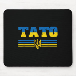 Tato Ukrainische Flagge Ukraine Papa Ukrainischer  Mousepad
