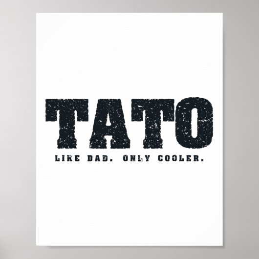 Tato Ukrainischer Vater Poster (Vorne)