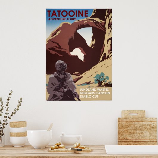Tatooine Adventure Tours Poster (Küche)