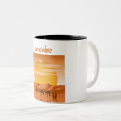 Tatooine Sunset Mug, Men & Women's mug, Camel Zweifarbige Tasse (VorderseiteRechts)