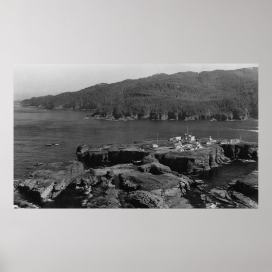 Tatoosh Island und Cape Flattery, Washington Poster (Vorne)