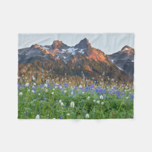 Tatoosh Range und Wildblumen   Mt. Rainier Fleecedecke