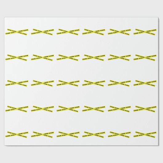 Tatort-Band Geschenkpapier (Flach)