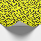 Tatort-Band Geschenkpapier (Ecke)