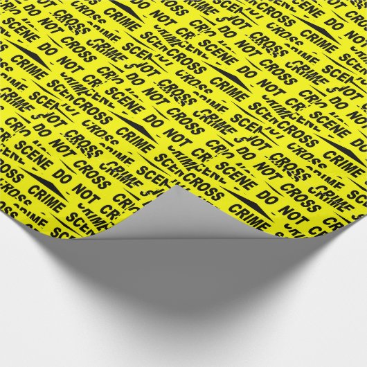 Tatort-Band Geschenkpapier (Ecke)
