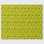 Tatort-Band Geschenkpapier (Flach)