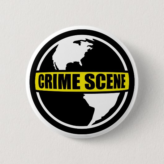Tatort-Erde Button (Vorderseite)