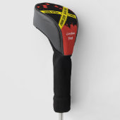 Tatort Golf Headcover (angewinkelt)