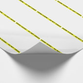 Tatort - kreuzen Sie nicht Geschenkpapier (Ecke)