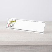 Tatort Schreibtischnamensplakette (Vorderseite )