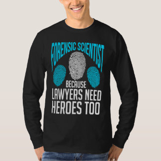 Tatortanalytiker Forensische Wissenschaft Krimina T-Shirt