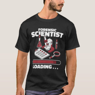 Tatortermittler lädt Psychologie Forensische Wisse T-Shirt