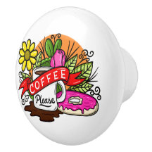 Tätowier Kaffee und Donut