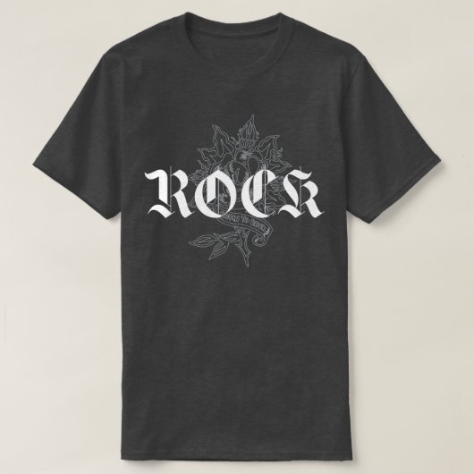 Tätowierdesign in der Rose T-Shirt (Design vorne)