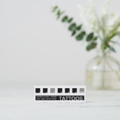 TÄTOWIEREN Kundenanerkennung (Modquadrate) Treuekarte (Stehend Vorderseite)