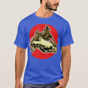 Tätowierer Gun Tintenmaschine Tinte Vintage Tat T-Shirt