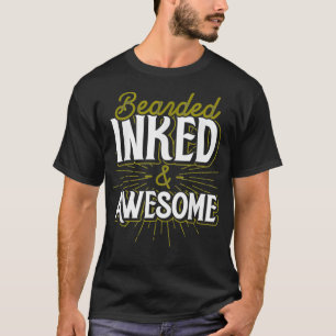 Tätowierer tätowierter bärtiger Tätowierer Geschen T-Shirt