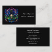 Tätowierer Visitenkarte (Vorne/Hinten)