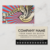 Tätowierkarte Treuekarte (Vorne/Hinten)