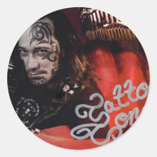 Tätowierkleber Runder Aufkleber