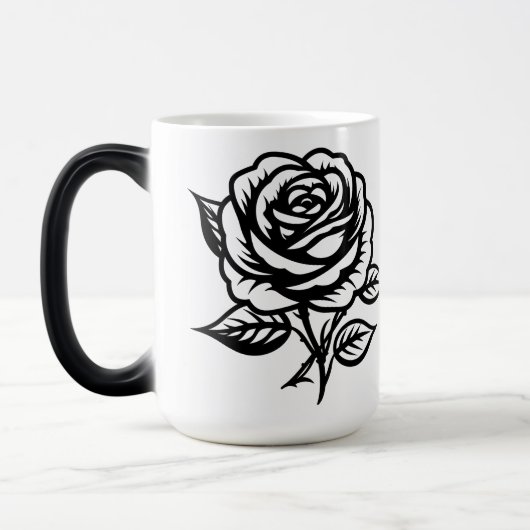 Tätowierkunst Rose Verwandlungstasse (Links)