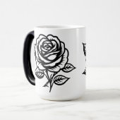 Tätowierkunst Rose Verwandlungstasse (Vorderseite Links)