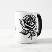Tätowierkunst Rose Verwandlungstasse (VorderseiteRechts)