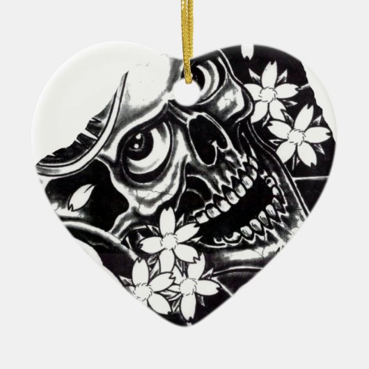 Tätowiermöwe Keramik Ornament (Vorne)