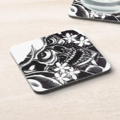 Tätowiermöwe Untersetzer (Linke Seite)