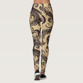 Tätowiermuster-Leggings Leggings (Rückseite)