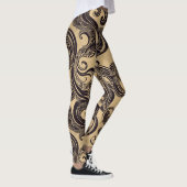 Tätowiermuster-Leggings Leggings (Rechts)