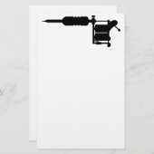 Tätowierpistole Briefpapier (Vorne/Hinten)