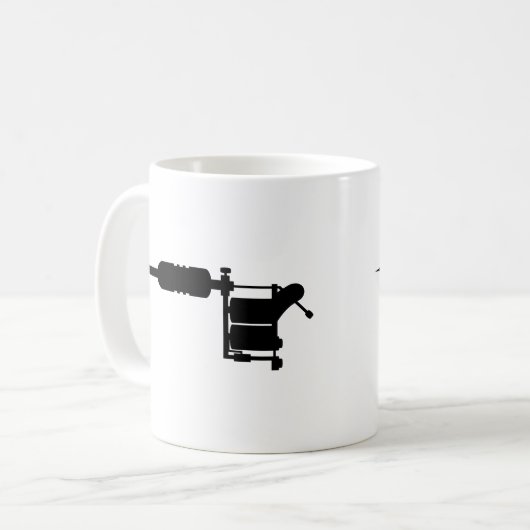 Tätowierpistole Kaffeetasse (Vorderseite Links)
